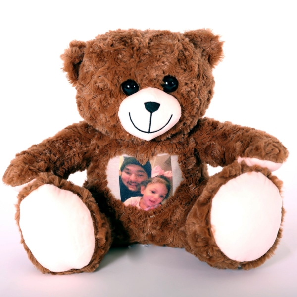 Brown Custom Photo and Audio Bear