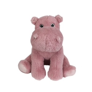 A bubblegum hippo stuffie.