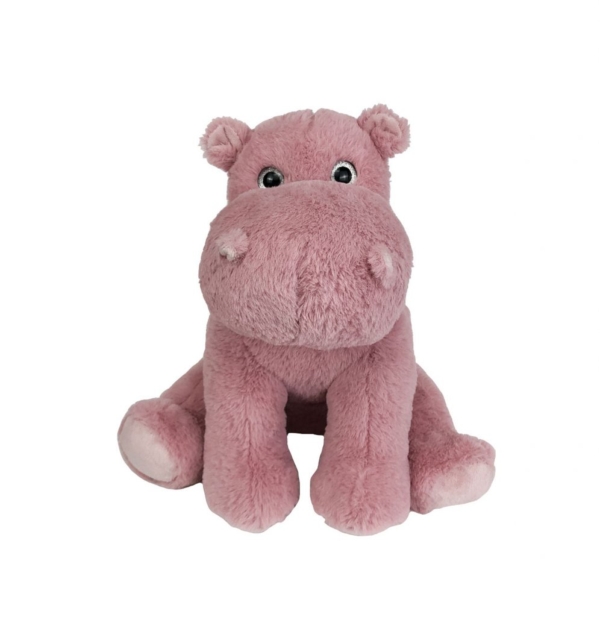 A bubblegum hippo stuffie.