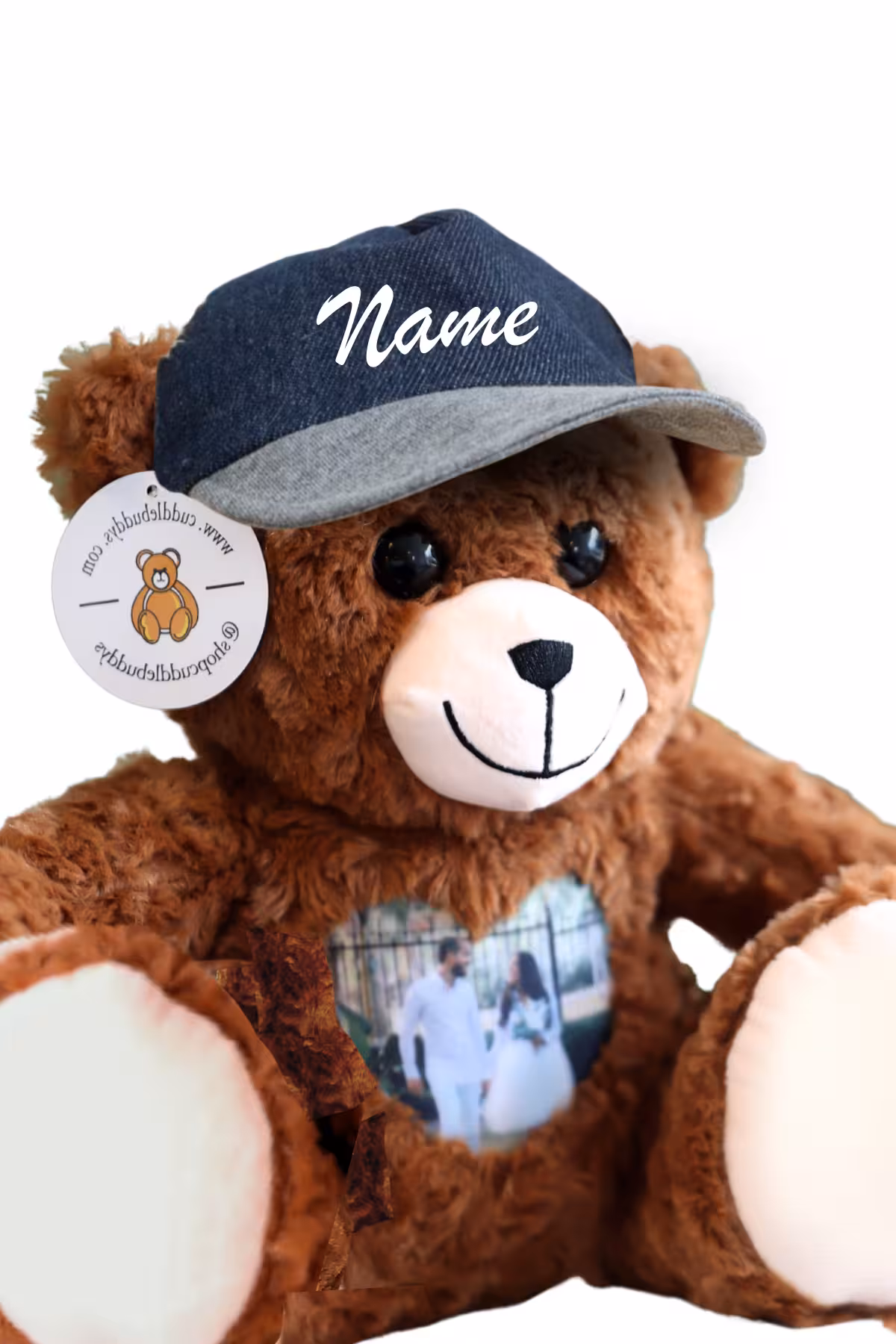 Bear-Sized Blue Grad Cap - Image 2